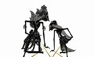 Gambar Wayang Hitam Putih